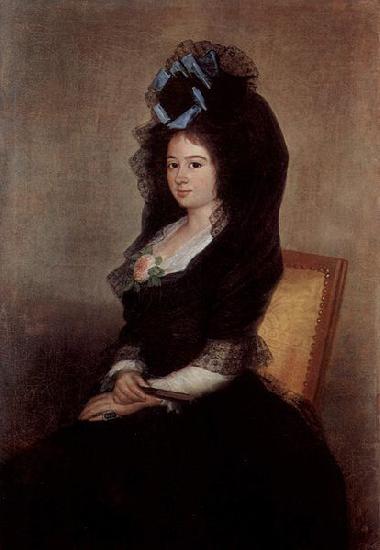 Francisco de Goya Portrat der Narcisa Baranana de Goicoechea France oil painting art